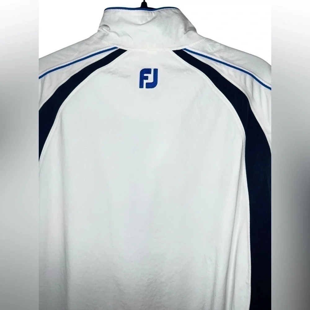 Footjoy Dryjoys FJ Tour Collection Windbreaker Golf Jacket Size M White